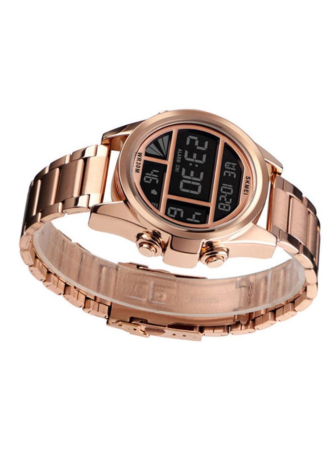 Men's Stainless Steel Digital Watch 1448 - Image 3
